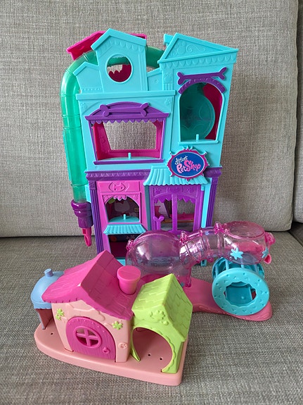 Littlest Pet Shop (LPS) talo ja tavaraa