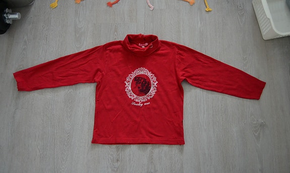Mini stars punainen koira paita 130cm