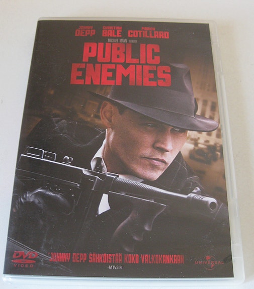 Dvd Public Enemies Johnny Depp