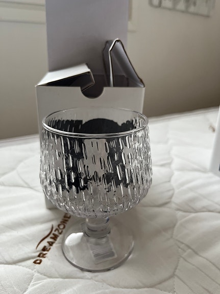 Marimekko jalallinen lasi