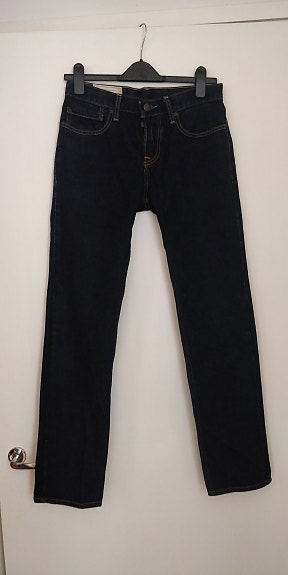 Hollister Slim Straight farkut W28 L30 S sininen