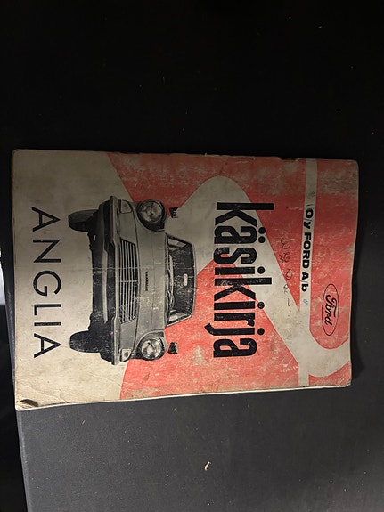 Ford Anglia käyttöohjekirja / käsikirja