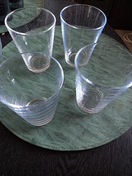 Iittala juomalasit, kirkas lasi kartio