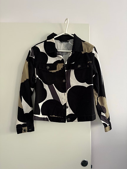 Marimekko Unikko farkkutakki 40