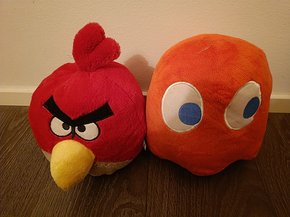 Angry birds ja pacman pehmo