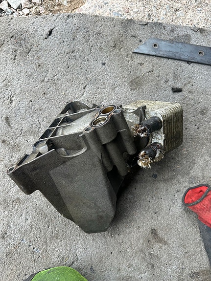 Volkswagen vr6 öljynsuodattimen jalka
