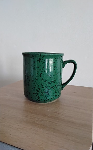 Vihreä vintage muki