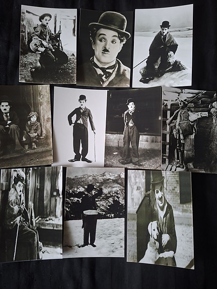 Charlie Chaplin postikorttisetti 10kpl