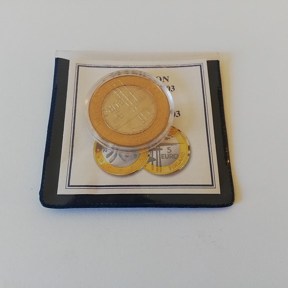 Suomi 2003 5 € Jääkiekon MM-kisat
