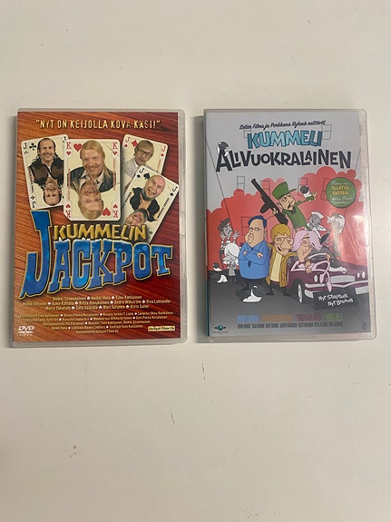 Kummeli Jackpot ja Kummeli Alivuokralainen  DVD-elokuvat