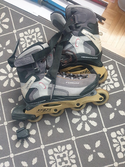 Roller Forum XF825 rullaluistimet varaosiksi – toinen täysin ehjä! Koko: 44