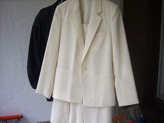 Vintage Laadukas jakku- housuhame puku.