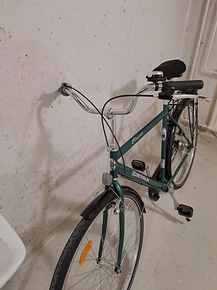 Cetria Classic 28" kaupunkipyörä M vihreä miehille