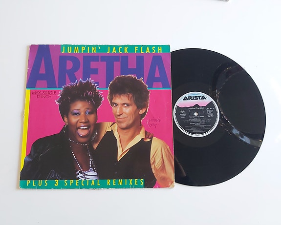Aretha Franklin – Jumpin' Jack Flash (12" Maxi-Single)