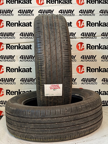 215/60R17 CONTINENTAL ECO CONTACT 6 96H DOT21/23 6-6,5mm 2KPL