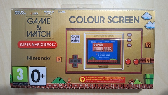 Game & Watch Colour Screen Super Mario Bros. Uusi avaamaton sealed