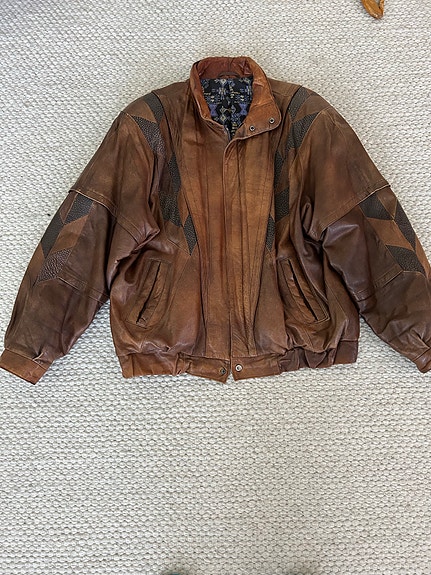 Miesten kotimainen nahkatakki, Salmi leather