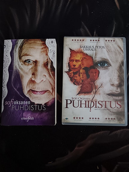 Sofi Oksanen Puhdistus kirja ja elokuva DVD