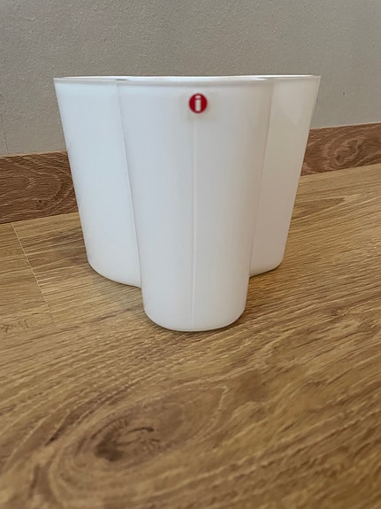 Aalto maljakko valkoinen 120 mm