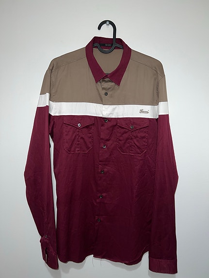 Aito Gucci Color-Block kauluspaita (L / 42)
