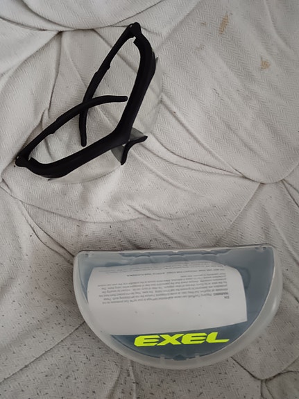 Exel salibandy-/suojalasit mustat