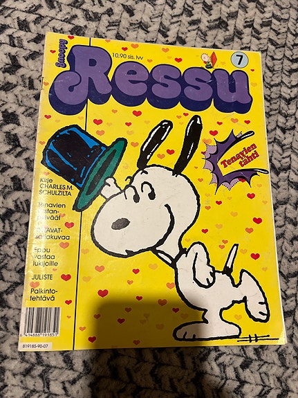 Ressu-lehdet 7–9 sarjakuvalehdet