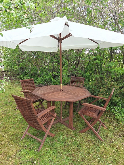 Asko Classic Garden 4hlön ruokailuryhmä