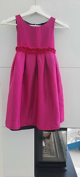 Juhlamekko koko 128 pinkki tytöille