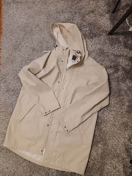 Naisten sade-/kuoritakki Cross, koko L – beige