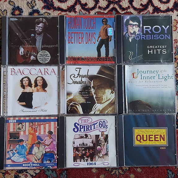 Eric Clapton, Bruce Springsteen, Roy Orbison, Baccara ym. CD-levypaketti