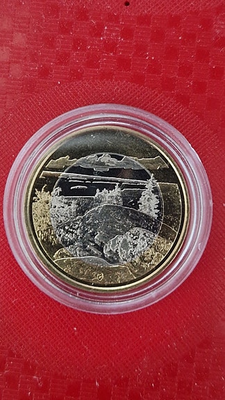 Suomi 2018 5€ Kansallismaisemat Koli UNC