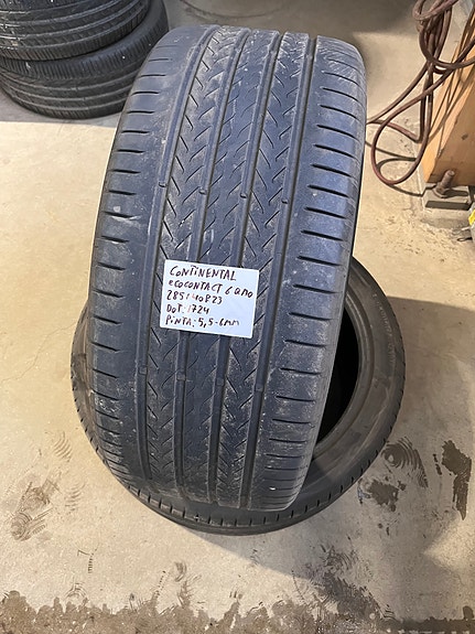 2kpl Käytettyjä Continental ecocontact 6Q mo