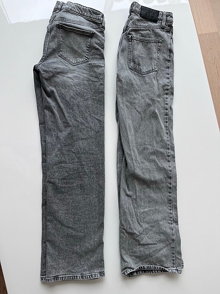 DR Denim baggy jeans ja H&M Baggy jeans, baggy farkut, 34