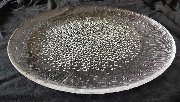 Iittala Ultima Thule suuri matala tarjoiluvati lasia