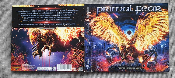 Primal Fear Apocalypse DVD ja CD