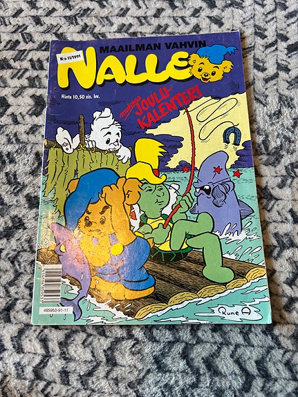 Maailman vahvin Nalle sarjakuvalehdet 3kpl