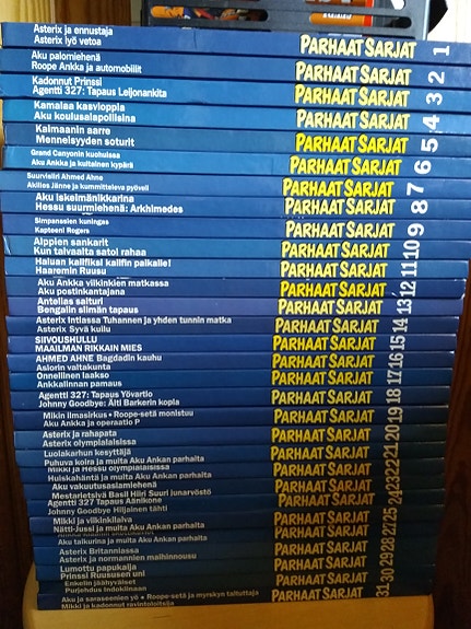 Parhaat Sarjat kirja paketti