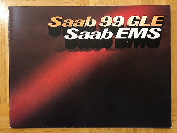 Esite Saab 99 GLE - Saab 99 EMS vuodelta 1976 / 1977
