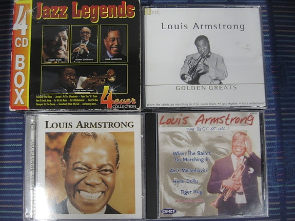 Count Basie, Benny Goodman, Duke Ellington, Louis Armstrong