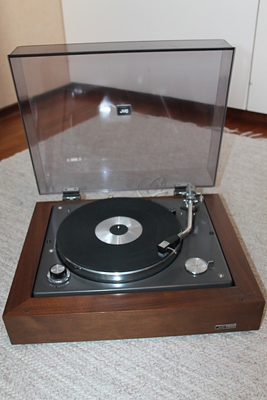 70-luku laatu suuri hifi levysoitin JVC Nivico SRP-471E-5 vintage puukuori Japan
