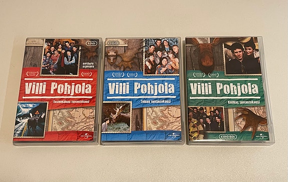Villi Pohjola (kaudet 1 - 3) DVD