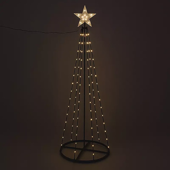 Valokuusi 210cm 370 led lämmin valkoinen