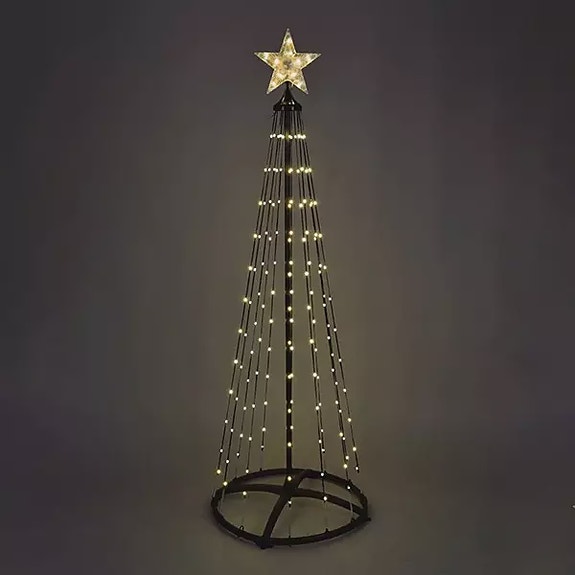 Valokuusi 150cm 154 led lämmin valkoinen