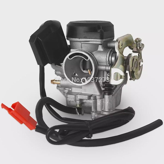 Kaasutin 19mm 139QMA/QMB Gy6, Bt49QT, BT50QT skootteri 4T