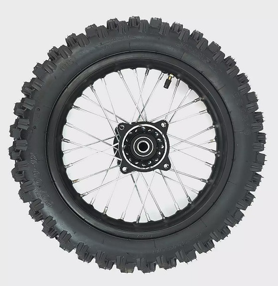 Takavanne 12" + rengas MxTire A:15mm