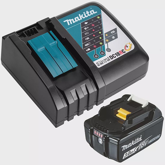 Makita akku 18V 3Ah akkulaturi DC18RC