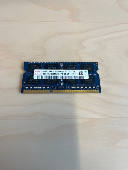 Hynix 4GB DDR3 SO-DIMM RAM-muisti