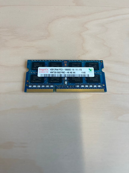 Hynix 4GB DDR3 SO-DIMM RAM-muisti