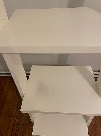 IKEA valkoinen tikashylly / kirjahylly