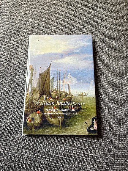 William Shakespeare: Venetsian kauppias -kirja